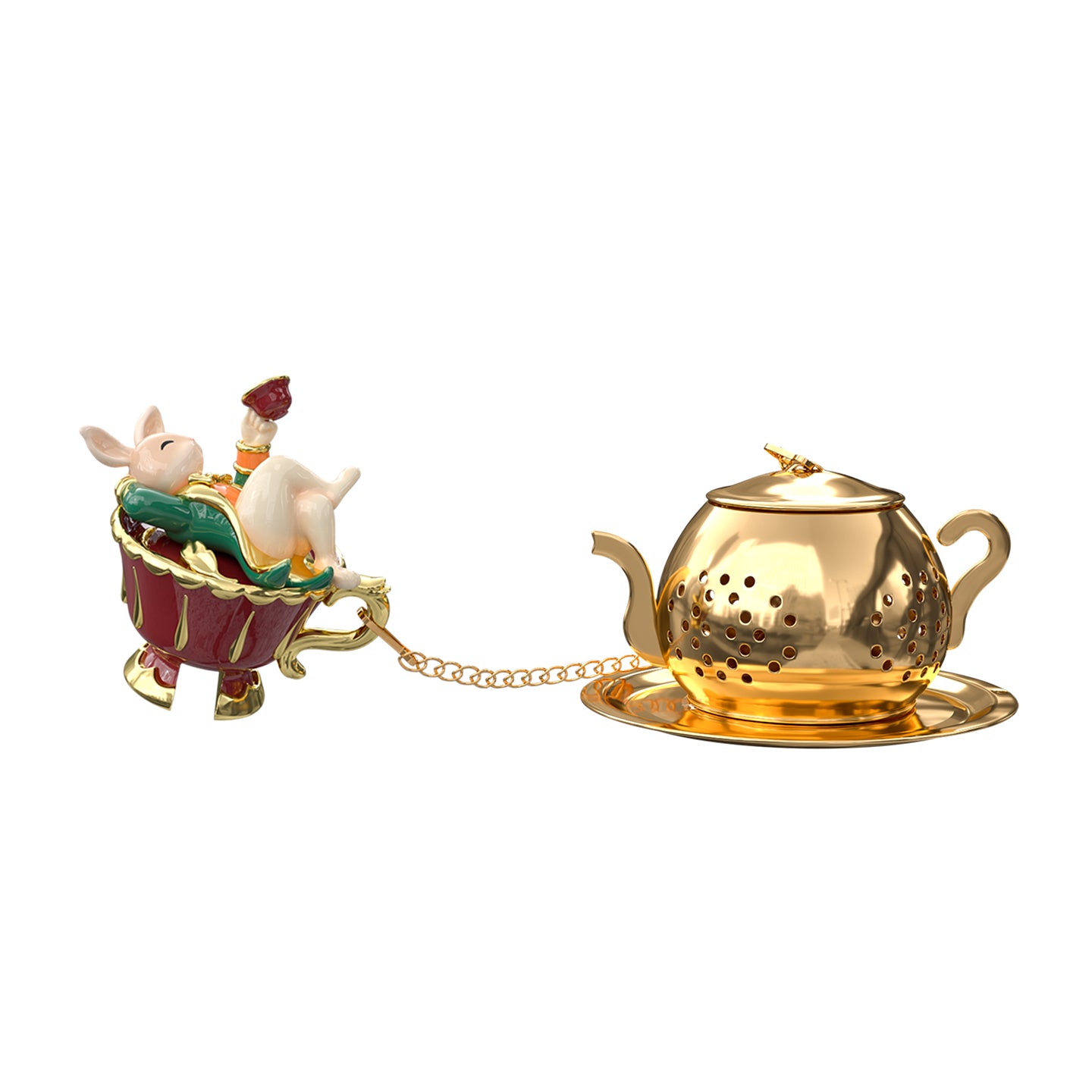 BlanBunny Alice March Hare Tea Infuser Tea Strainer Gift  SKU Picture