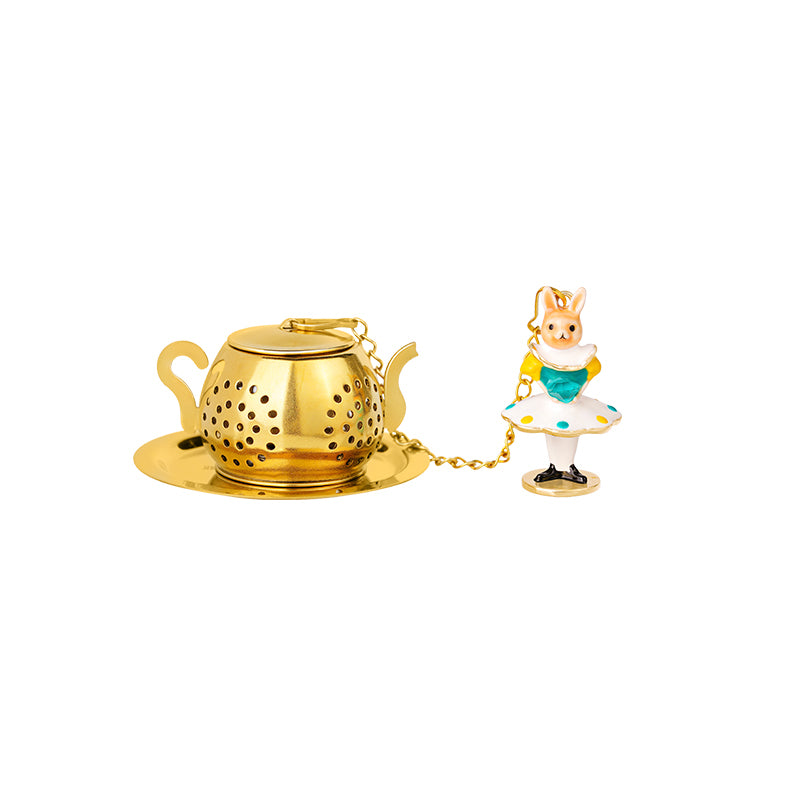 BlanBunny Couple Circus Pendant Tea Infuser  lucky whitebackground