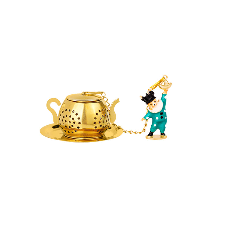 BlanBunny Couple Circus Pendant Tea Infuser  white background