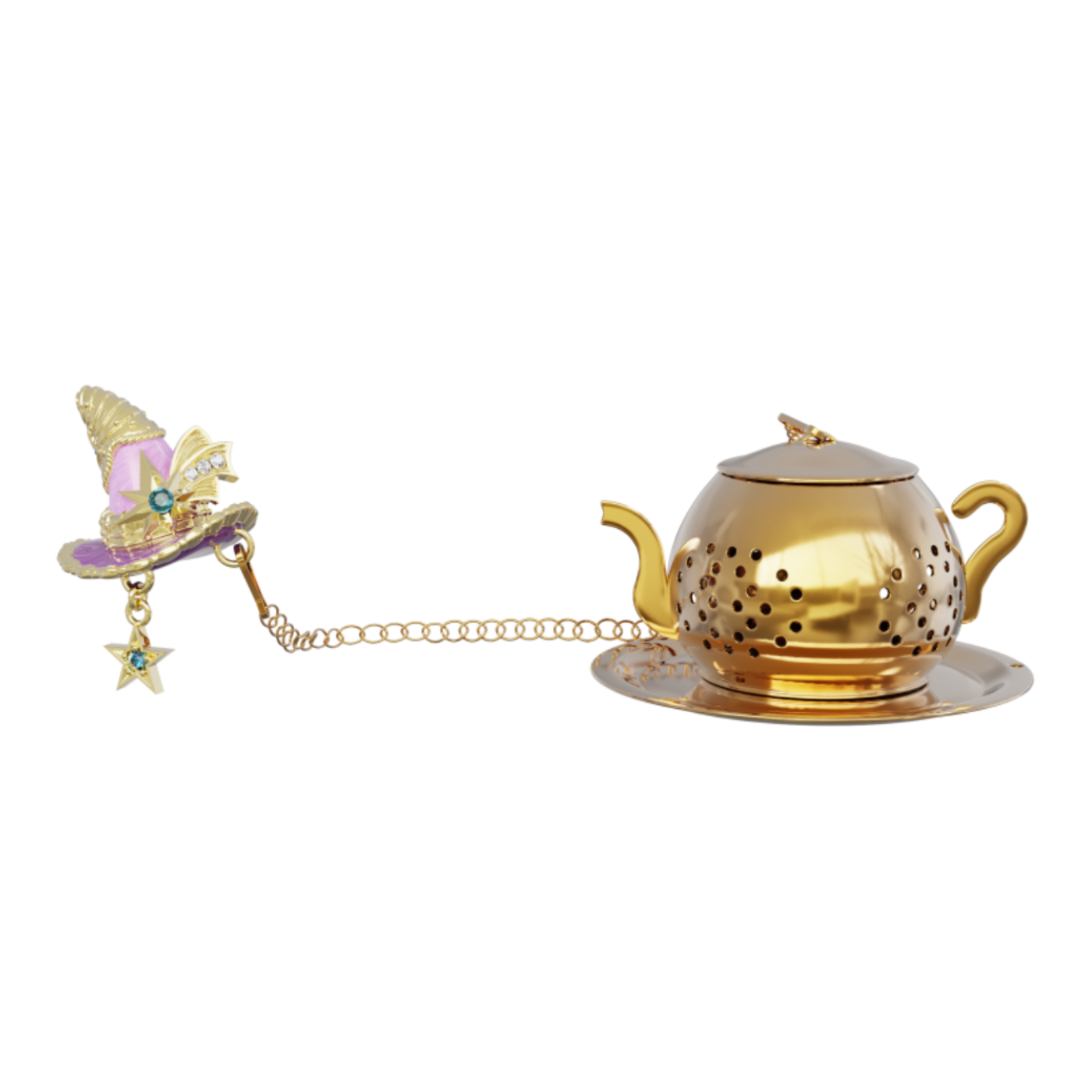 BlanBunny Dream Circus Stainless Steel Tea Infuser Mini Teapot Loose Leaf Tea Strainer