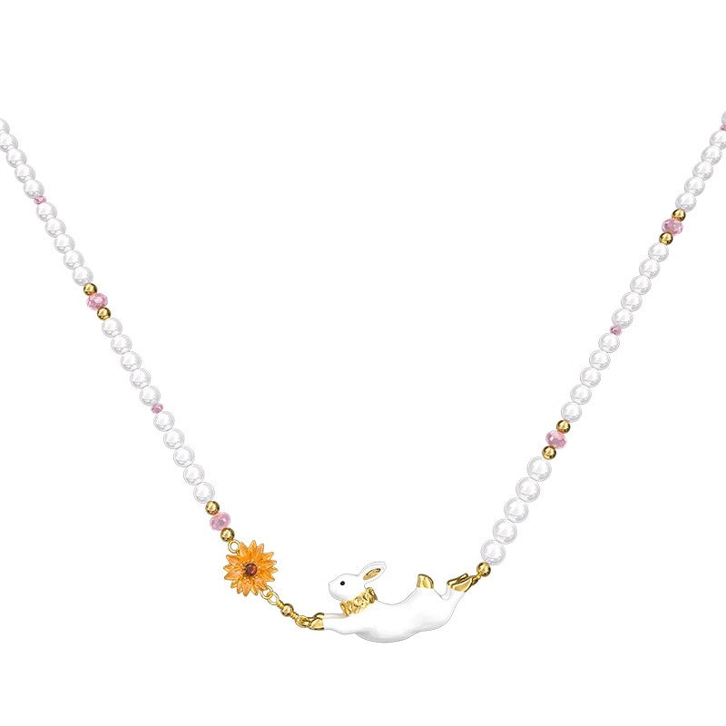 BlanBunny Flower Bunny Necklaces