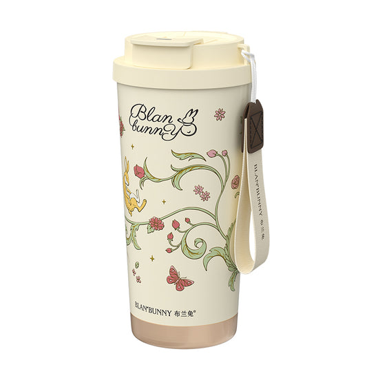 BlanBunny 2024 Flower Language Fairy New Large Capacity Insulated Water Bottle