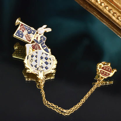 BlanBunny King’s Garden Vintage Brooch Elegant Retro Accessory  use imageBlanBunny King’s Garden Vintage Brooch Elegant Retro Accessory  show image