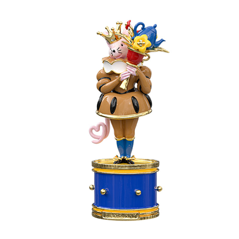 BlanBunny Nutcracker Series Jewelry Box Ornament Organizer for Rings Earrings and Accessories  Flower holding mouse king