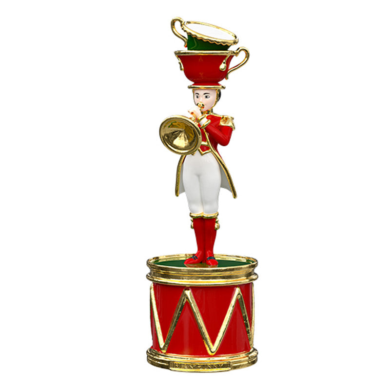BlanBunny Nutcracker Series Jewelry Box Ornament Organizer for Rings Earrings and Accessories Musical tin soldier 