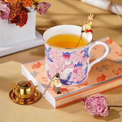 BlanBunny Reading Series Stainless Steel Tea Infuser use detail image