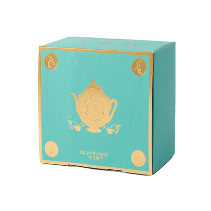 BlanBunny Verdant Vine Bone China Tea Cups and Saucers Set Porcelain Cups with Gold Trim Coffee Cup Saucer Gift Set for Party Christmas Gift