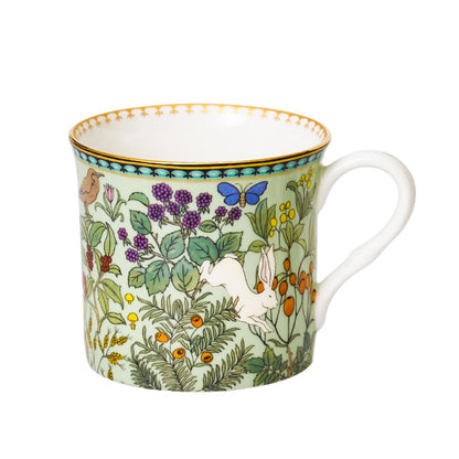 BlanBunny 2025 New Bone China Teapot–Flower Secret Border, 500ml, Elegant Afternoon Tea Pot for Home Brewing