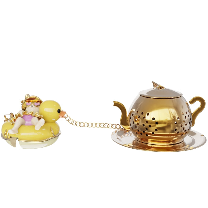 BlanBunny Ocean Heart Series Tea Infuser Stainless Steel Loose Leaf Tea Strainer Gift