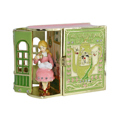 BlanBunny Book House Series Zinc Alloy Jewelry Box Ornaments Exquisite Gift