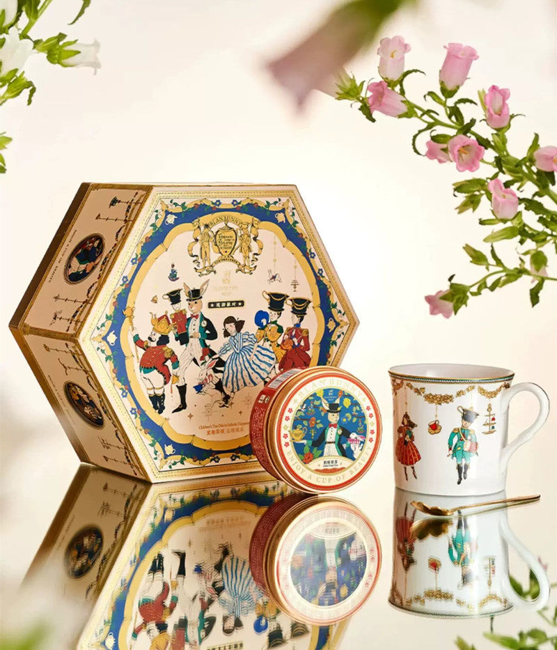 Wonderland Parade Tea & Cup Gift Box section 1