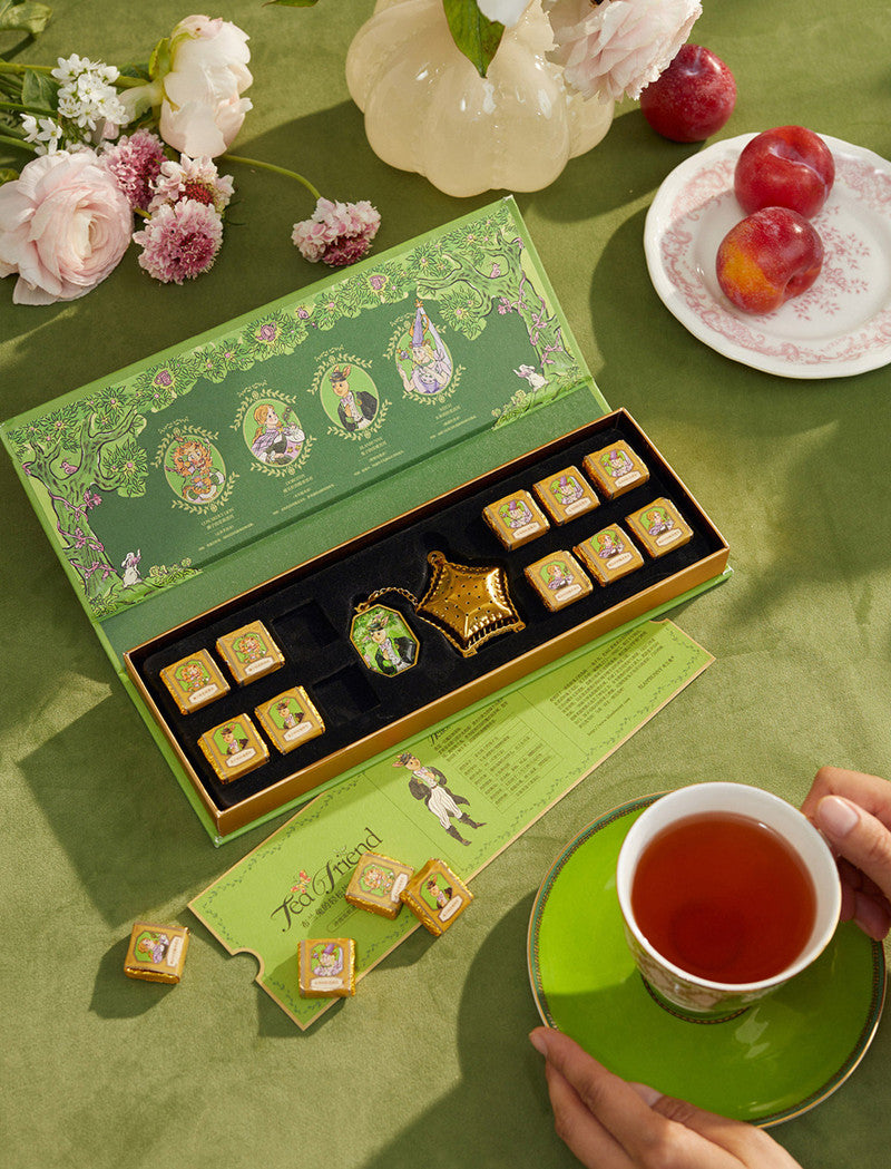 The Green Land of Oz Pu'er Tea Brick Set section 3