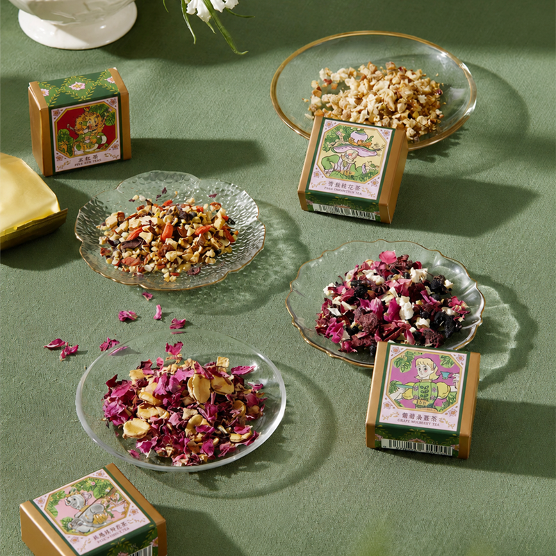 The Green Land of Oz Botanical Tea Gift Box section 2