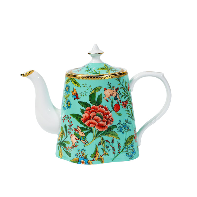 BlanBunny April Chapter Series Bone China Tea Set – Cup and Saucer Vintage Elegant Tea Set with Gift Box