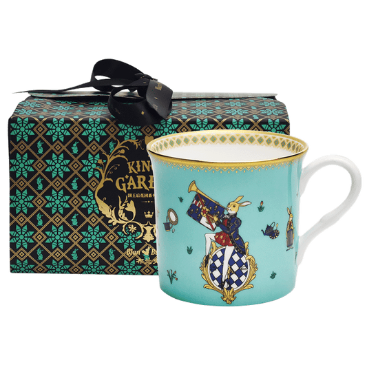 BlanBunny King Bone China Mug Set- Four Colors Tea Cup Gift Box