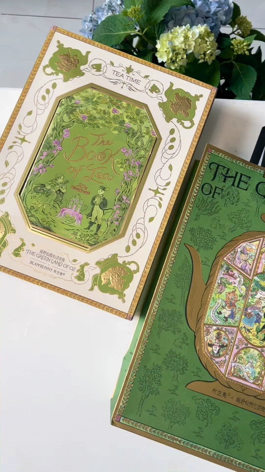 Customer review photo for The Green Land of Oz Tea Book Box