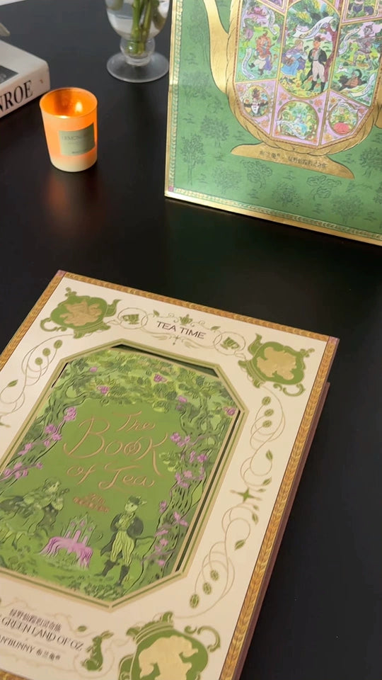 Customer review photo for The Green Land of Oz Tea Book Box