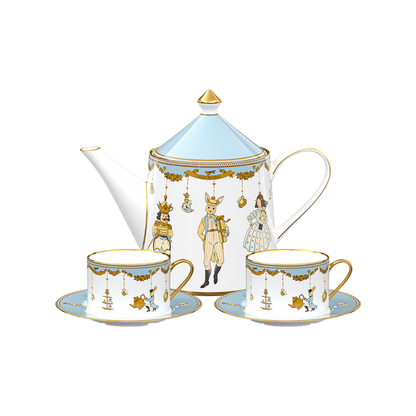Nutcracker Twirling Party Teapot Set